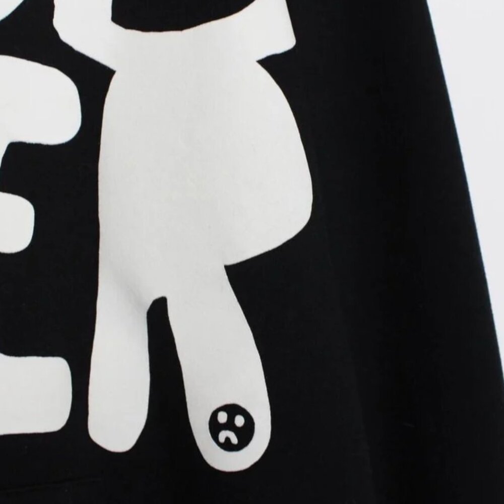 VALENTINO "Good Lover" Black Hoodie Size L NWT - Picture 3 of 4